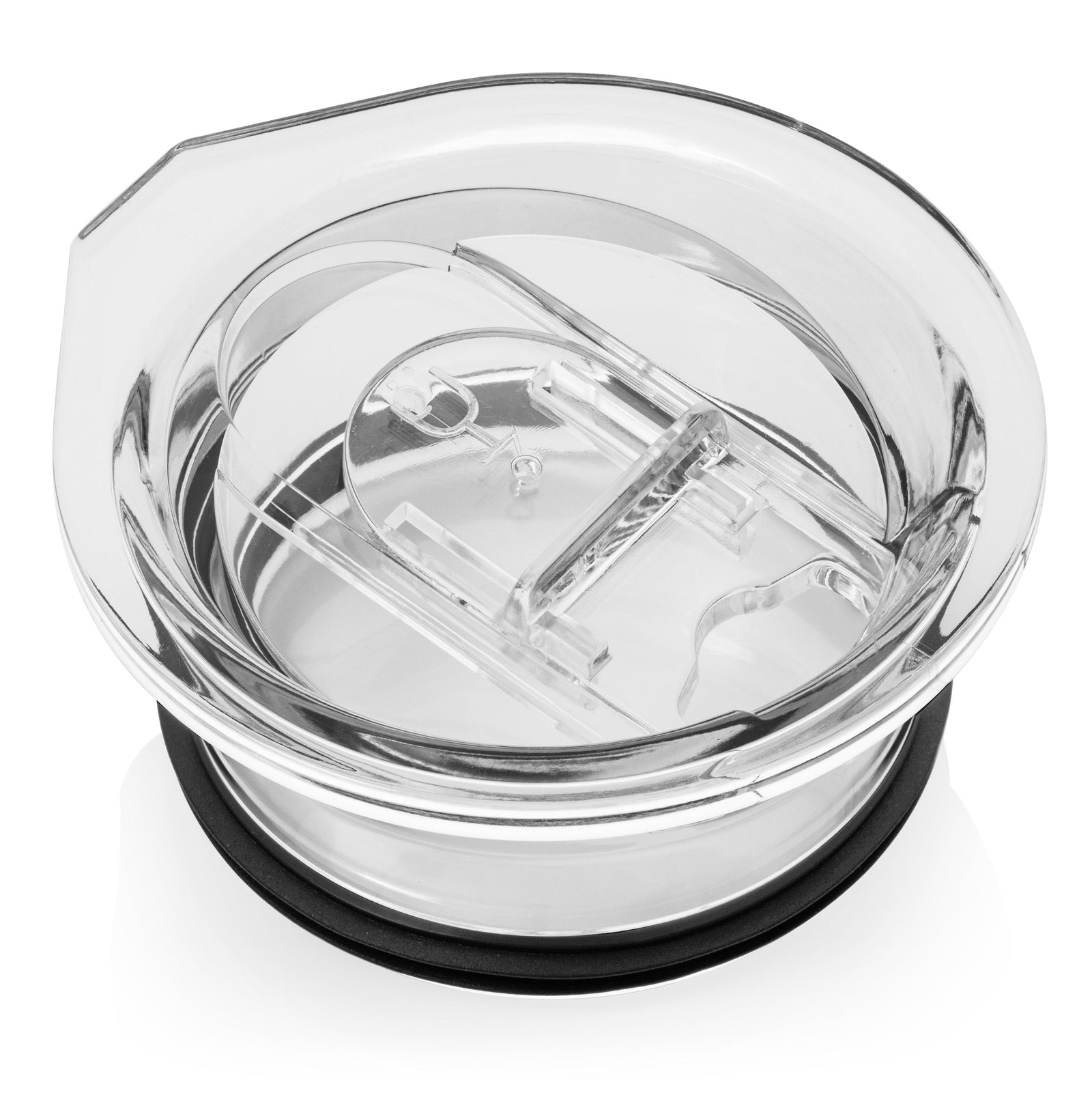 Hopsulator Slim Tumbler Lids (Clear, Black and Purple) - Premium Serve