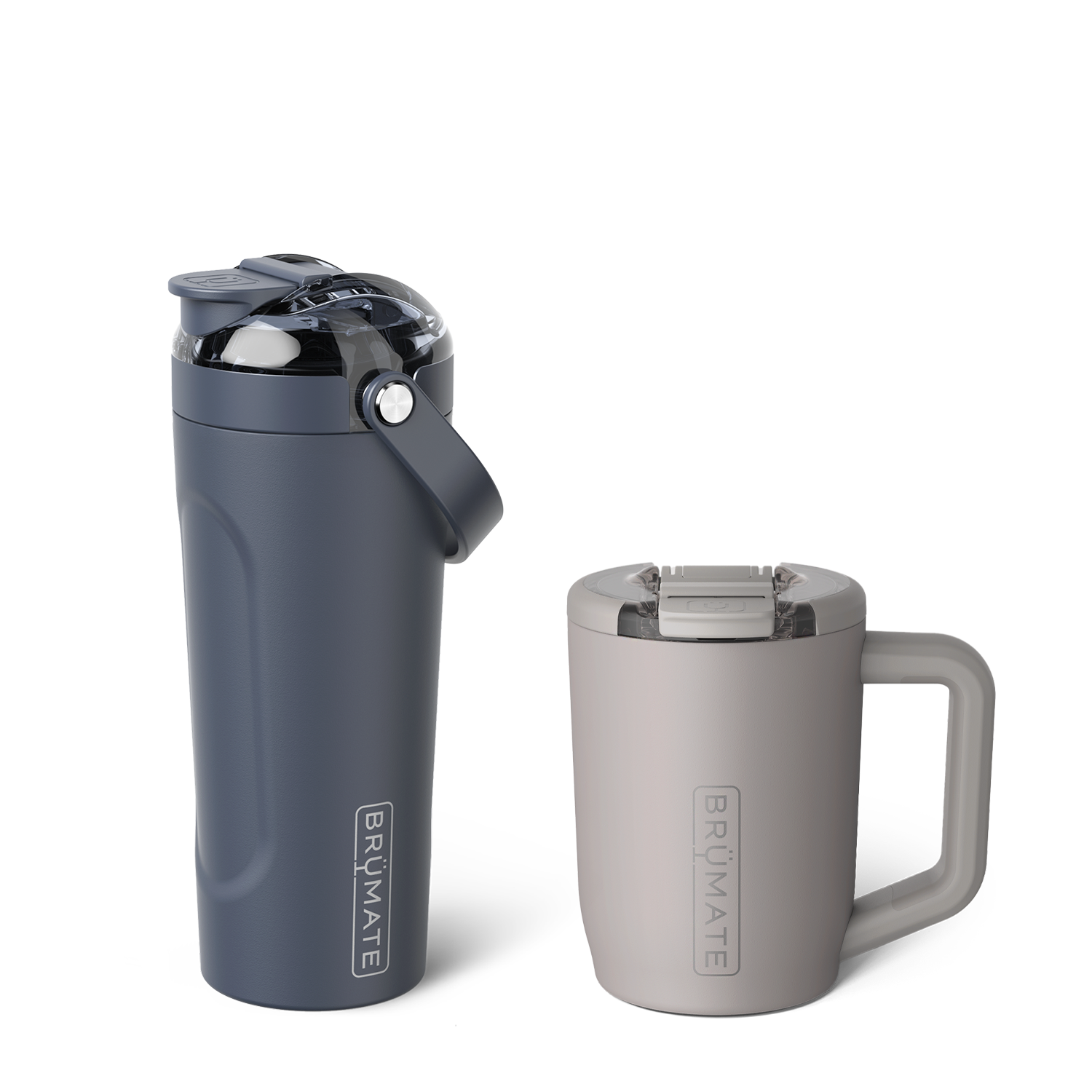 Hydrate + Caffeinate Bundle | Mocha & Nightfall Blue | 15oz/25oz - Ready Care