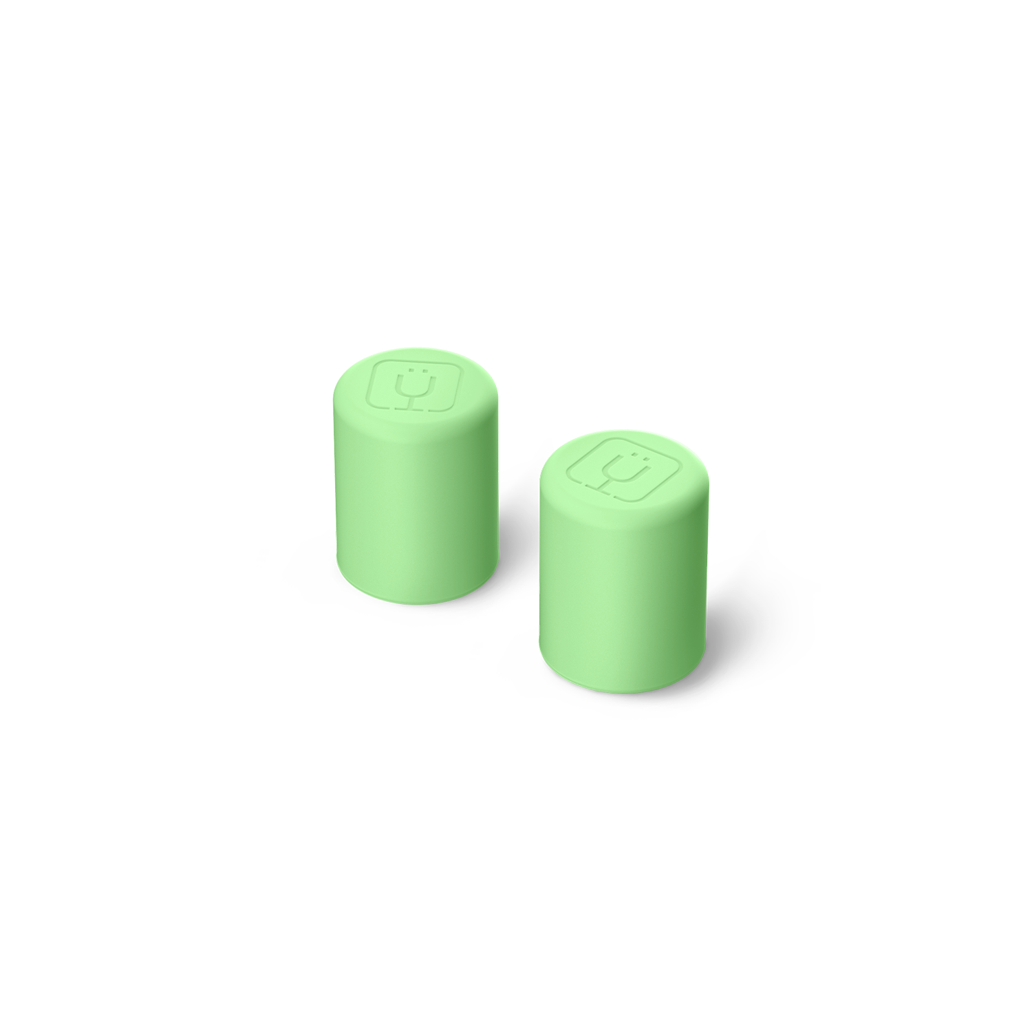 Magnetic Straw Cover | Kiwi | 2-Pack - Easy Replace