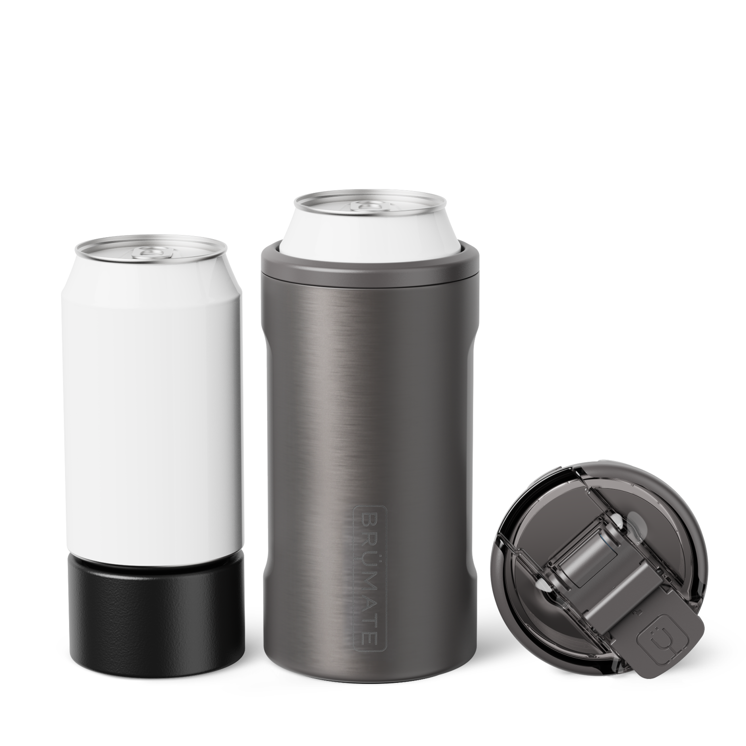 Hopsulator Trio | Black Stainless | 12/16oz Standard Cans - Easy Care