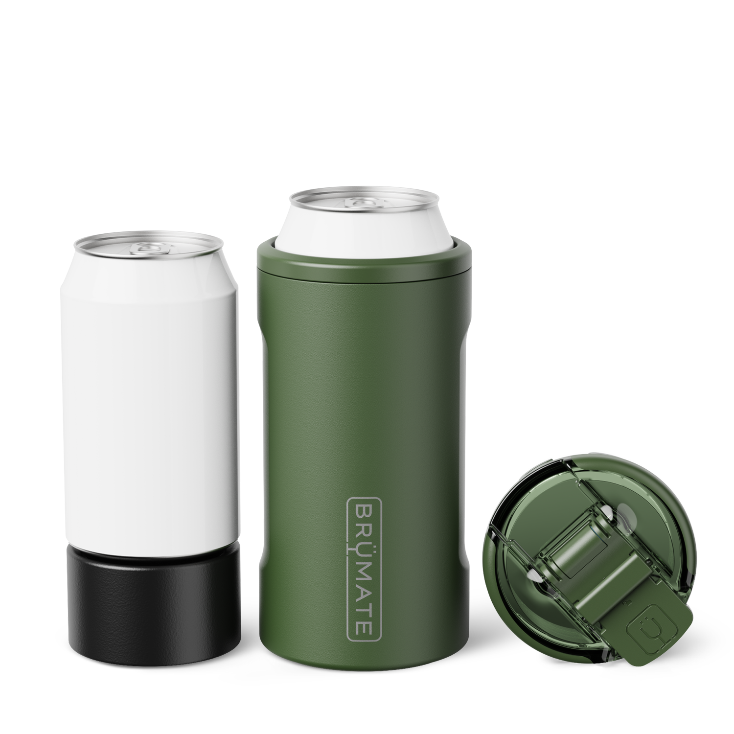 Hopsulator Trio | OD Green | 12/16oz Standard Cans - Easy Care