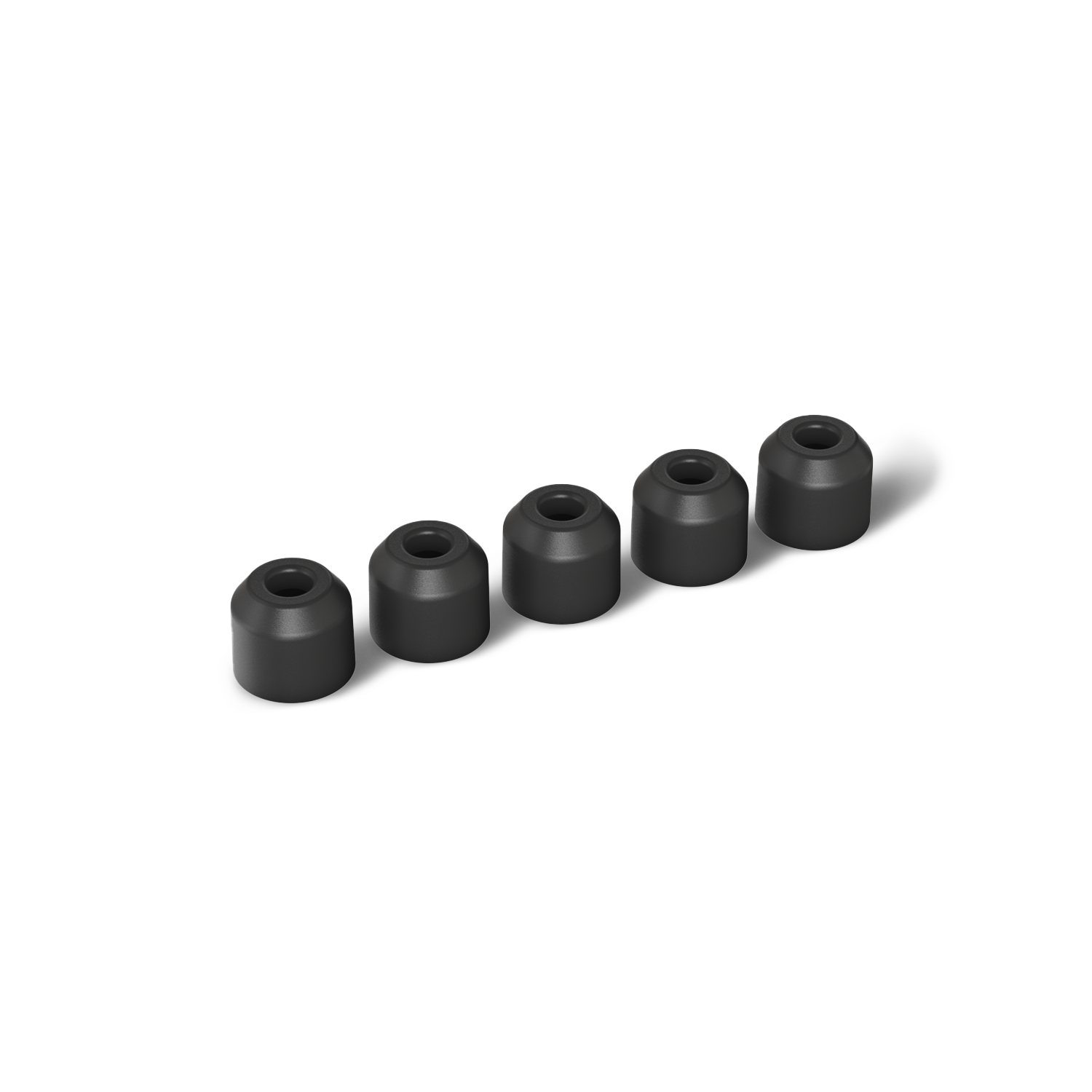 Paragon Replacement Mouth Piece - Black (Pack of 5) - Secure Seal