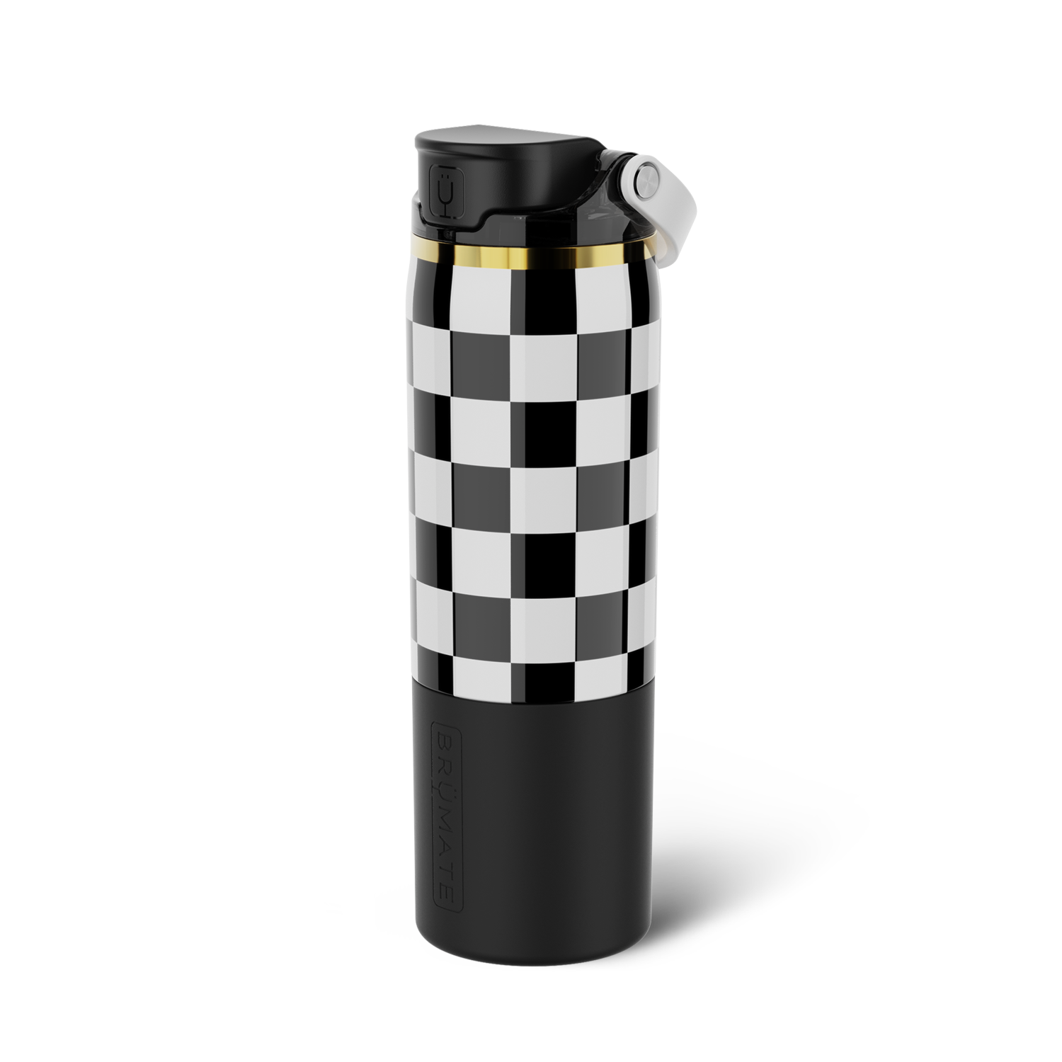 Rise 25oz | Black & White Checker - Ready Care