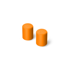 Magnetic Straw Cover | Clementine | 2-Pack - Easy Replace