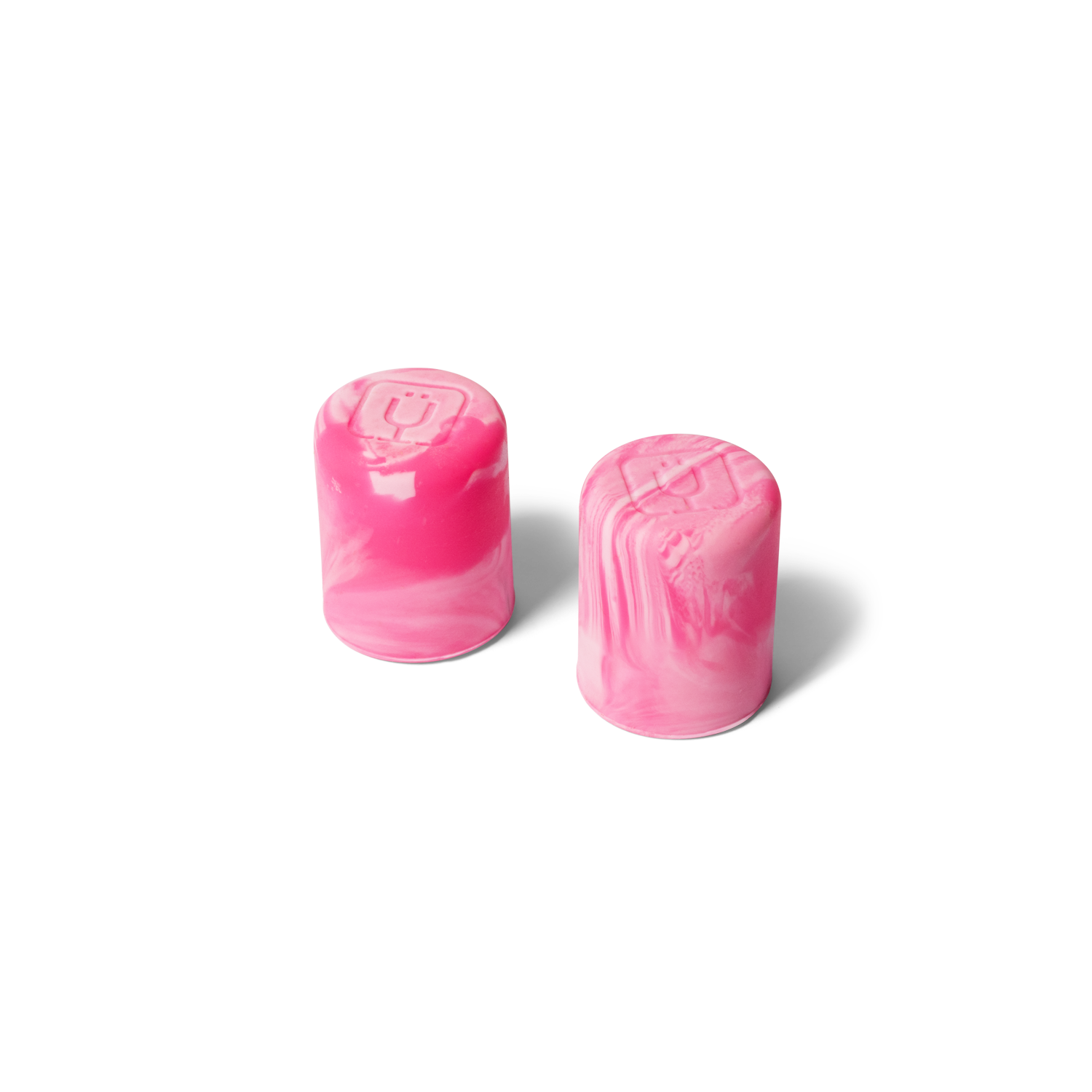 Magnetic Straw Cover | Pink Swirl | 2-Pack - Easy Replace