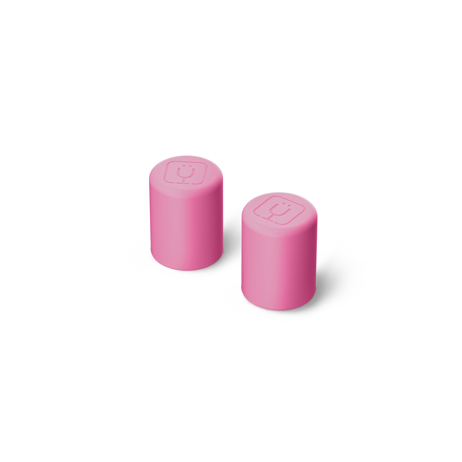 Magnetic Straw Cover | Pink Gingham | 2-Pack - Quick Replace