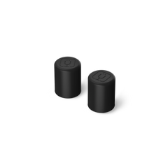 Magnetic Straw Cover | Black | 2-Pack - Secure Seal