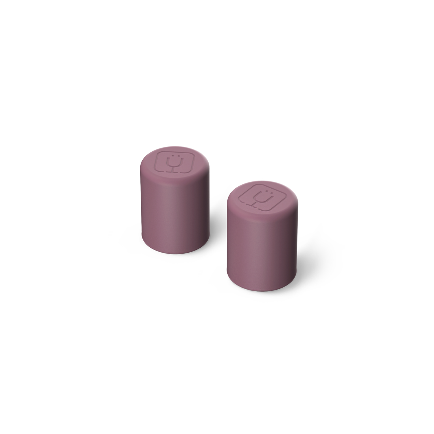 Magnetic Straw Cover | Rose Taupe | 2-Pack - Quick Replace