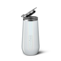 Champagne Flute | Glitter White | 12oz - Ready Serve