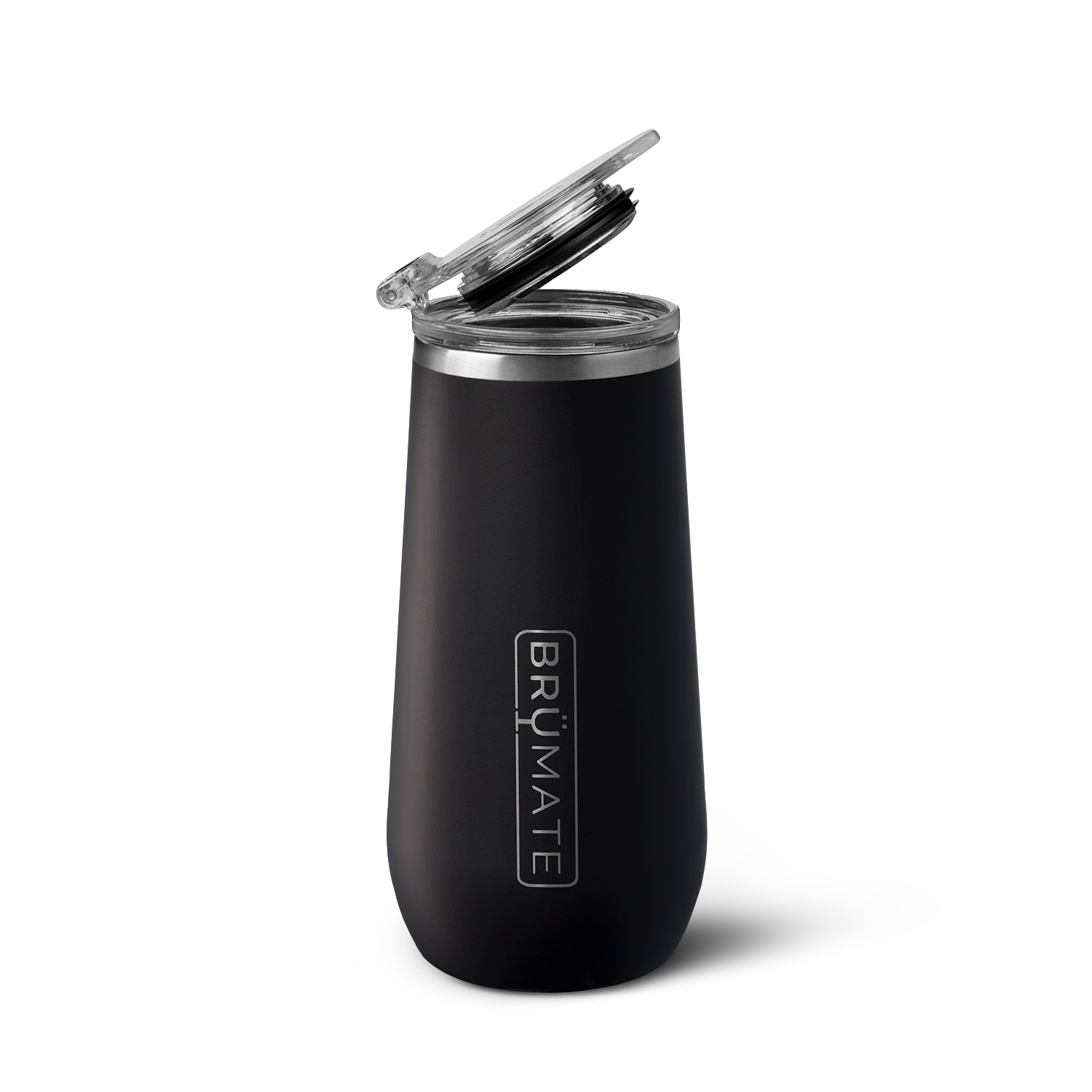 Champagne Flute | Matte Black | 12oz - Clean Choice